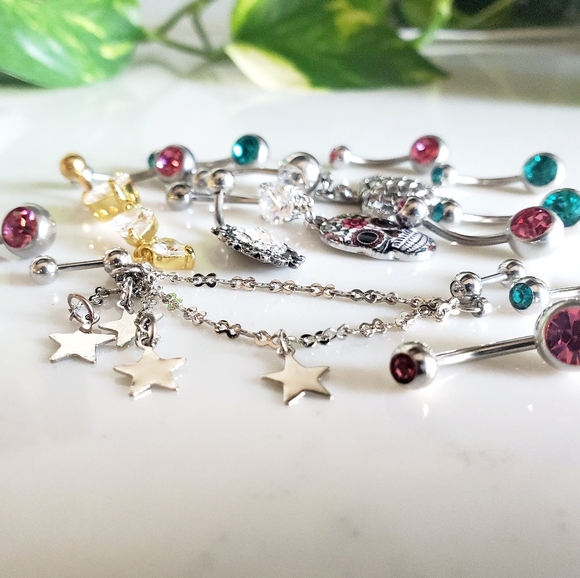 Handpicked/Imported Jewelry - LAST ONE 🤩ot of 15 Naval Body Piercing Jewelry NWOT